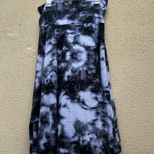 Lavish Monochrome Tie-Dye Skirt